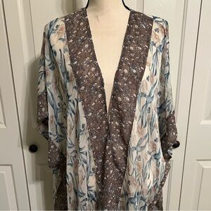 BEAUTIFUL, NWOT, SIMPLY NOELLE SHEER WRAP/SWIM COVER UP, ONE SIZE